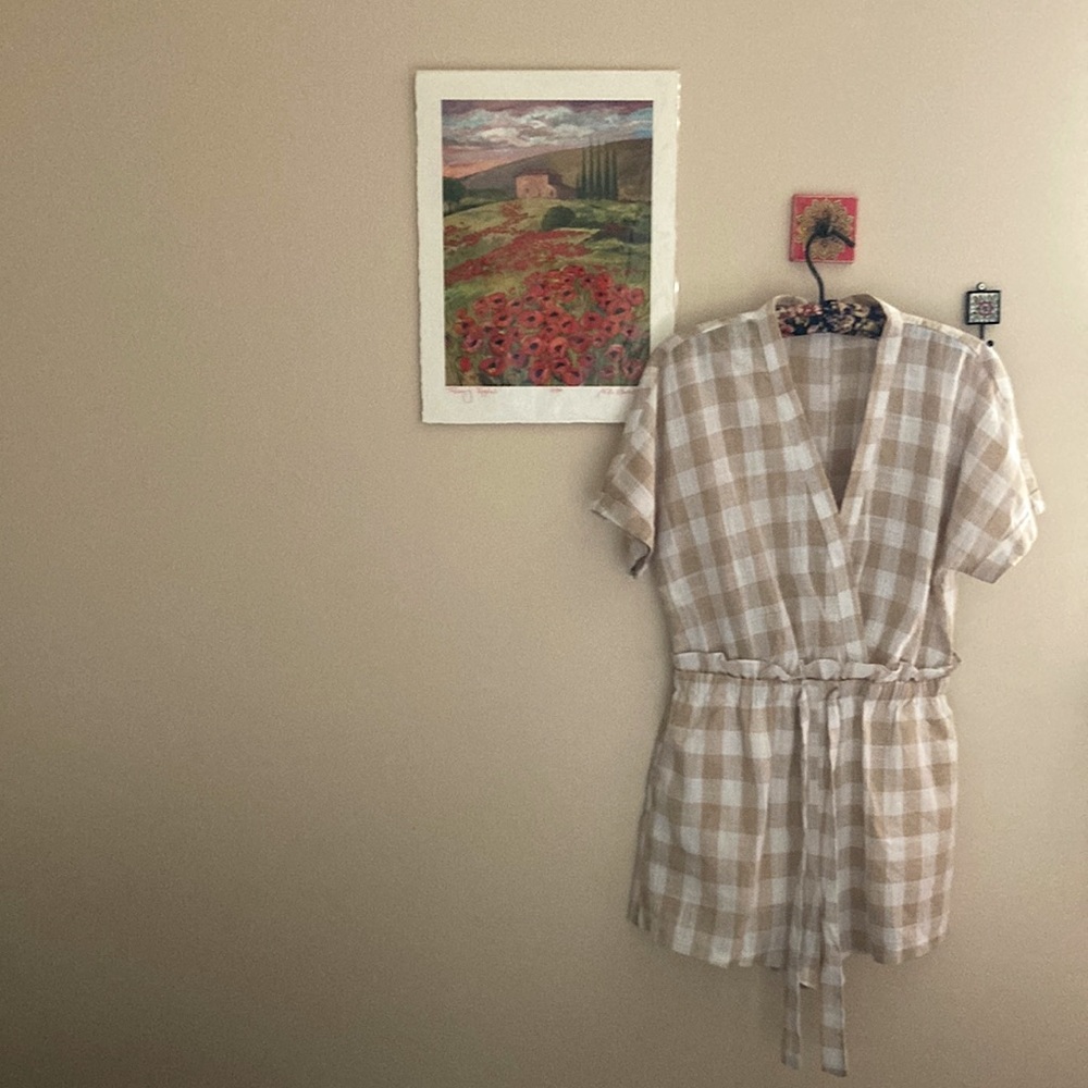 Lush Gingham Romper